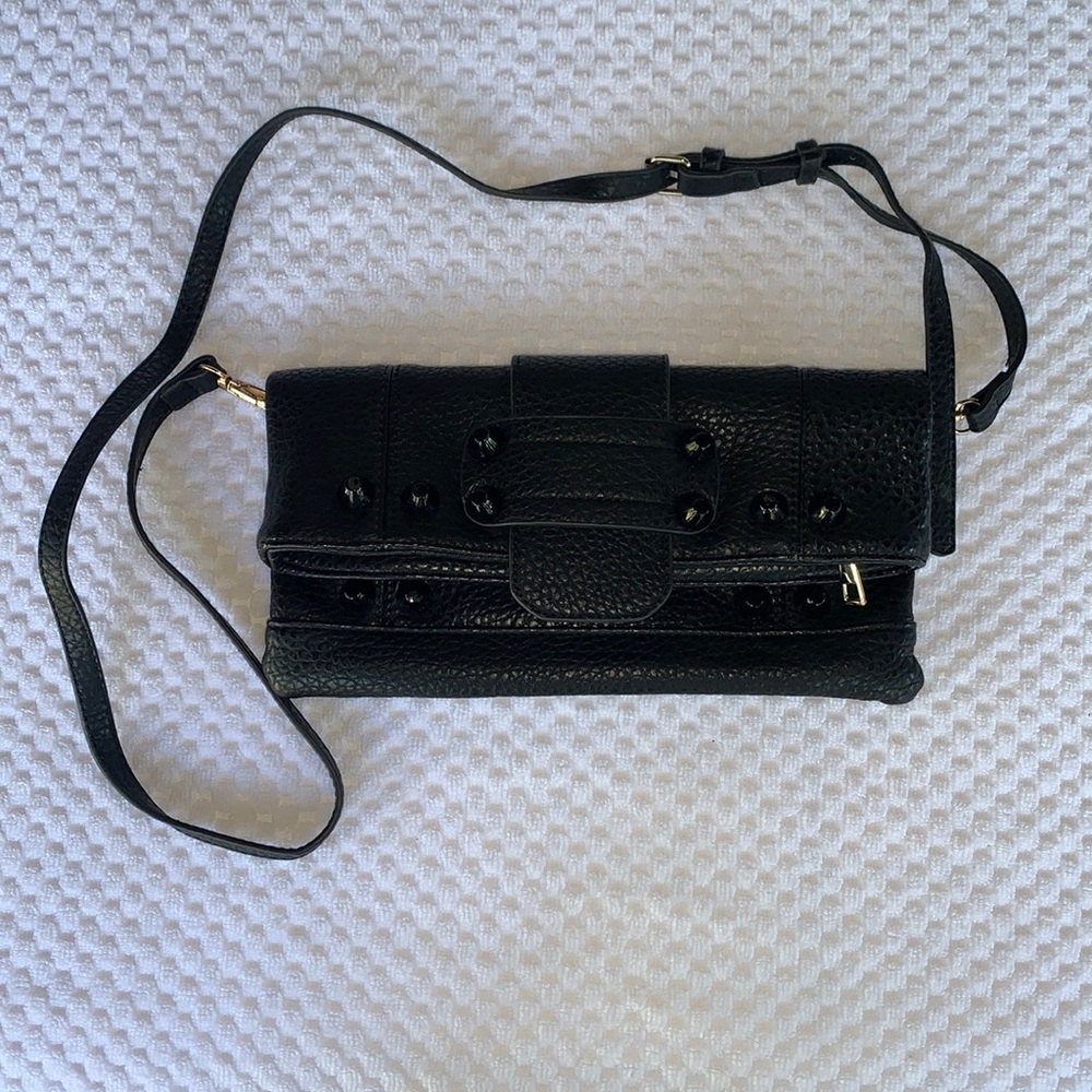 Black crossbody purse